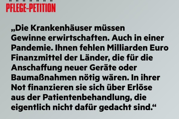 Pflege braucht WÜRDE